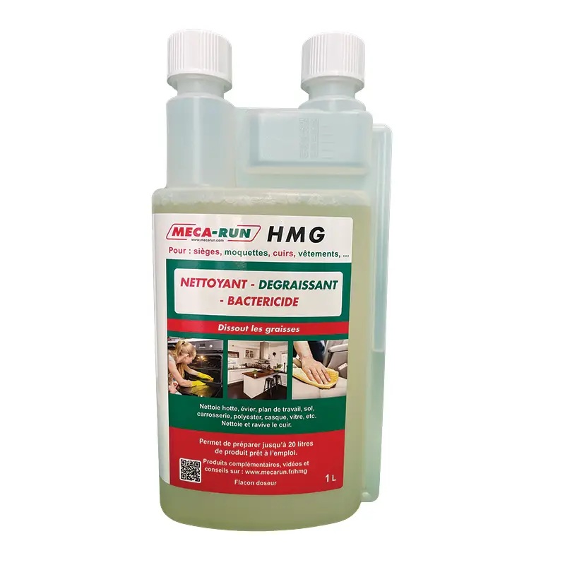 HMG Nettoyant bactériostase, multi usages et alimentaire pour toutes  surfaces. - Mecarun